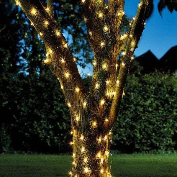 100 Firefly Solar Powered String Lights