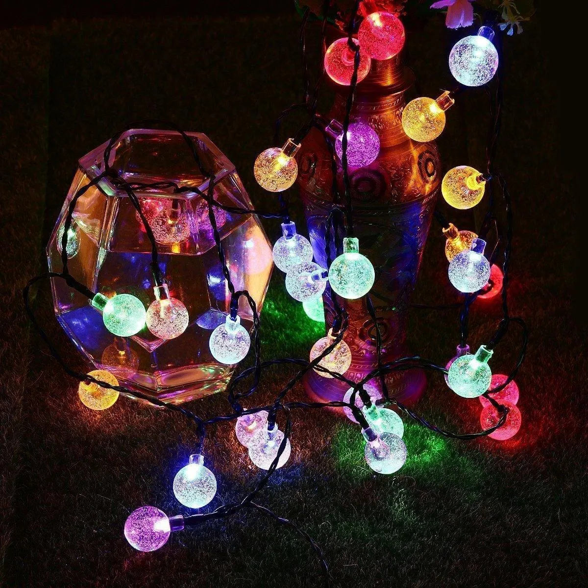 100 LED Solar Fairy Ball Light