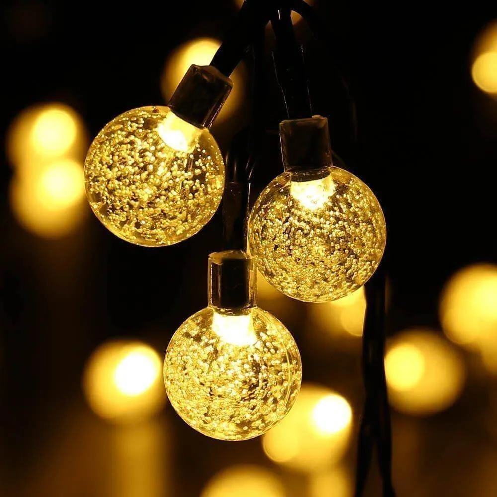 100 LED Solar Fairy Ball Light