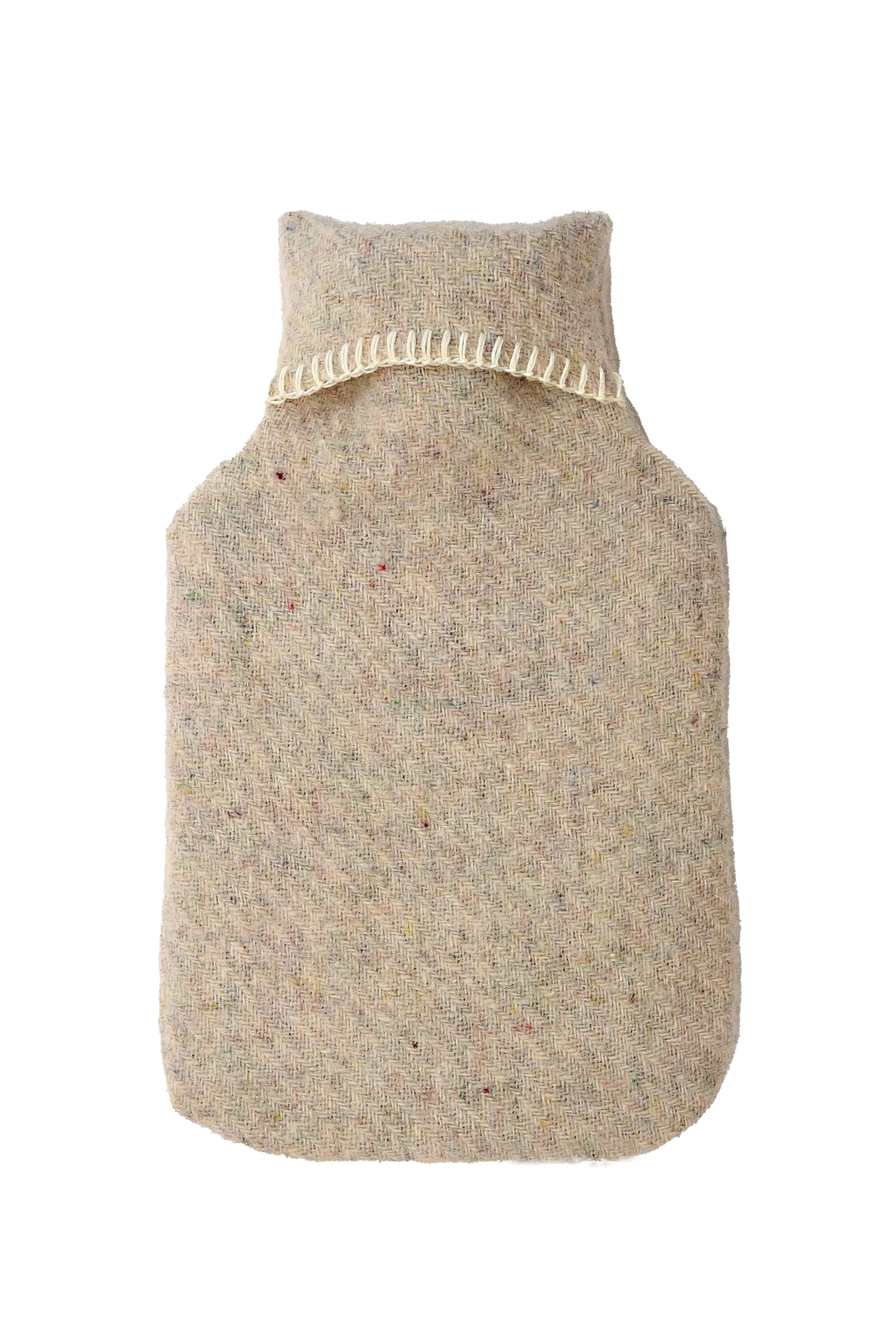 100% Recycled Pure Wool Hot Water Bottle by Tweedmill