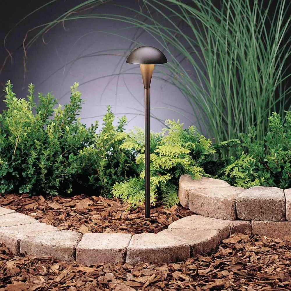 12V Eclipse Landscape Path Light Textured Architectural Bronze