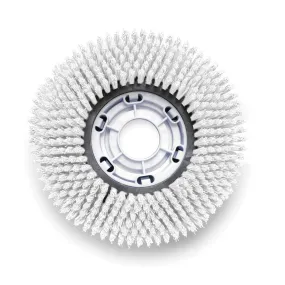 13" White Medium Duty Floor Scrubbing Brush (#39404) for the Powr-Flite® Crossover 26" Rider Scrubber - 2 Required