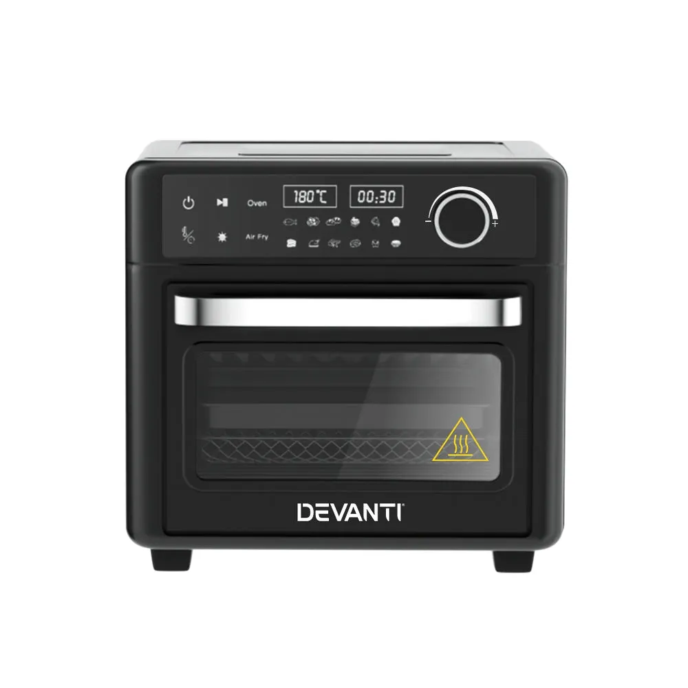 15L Air Fryer Oven, 12 Presets, 1200W, Devanti