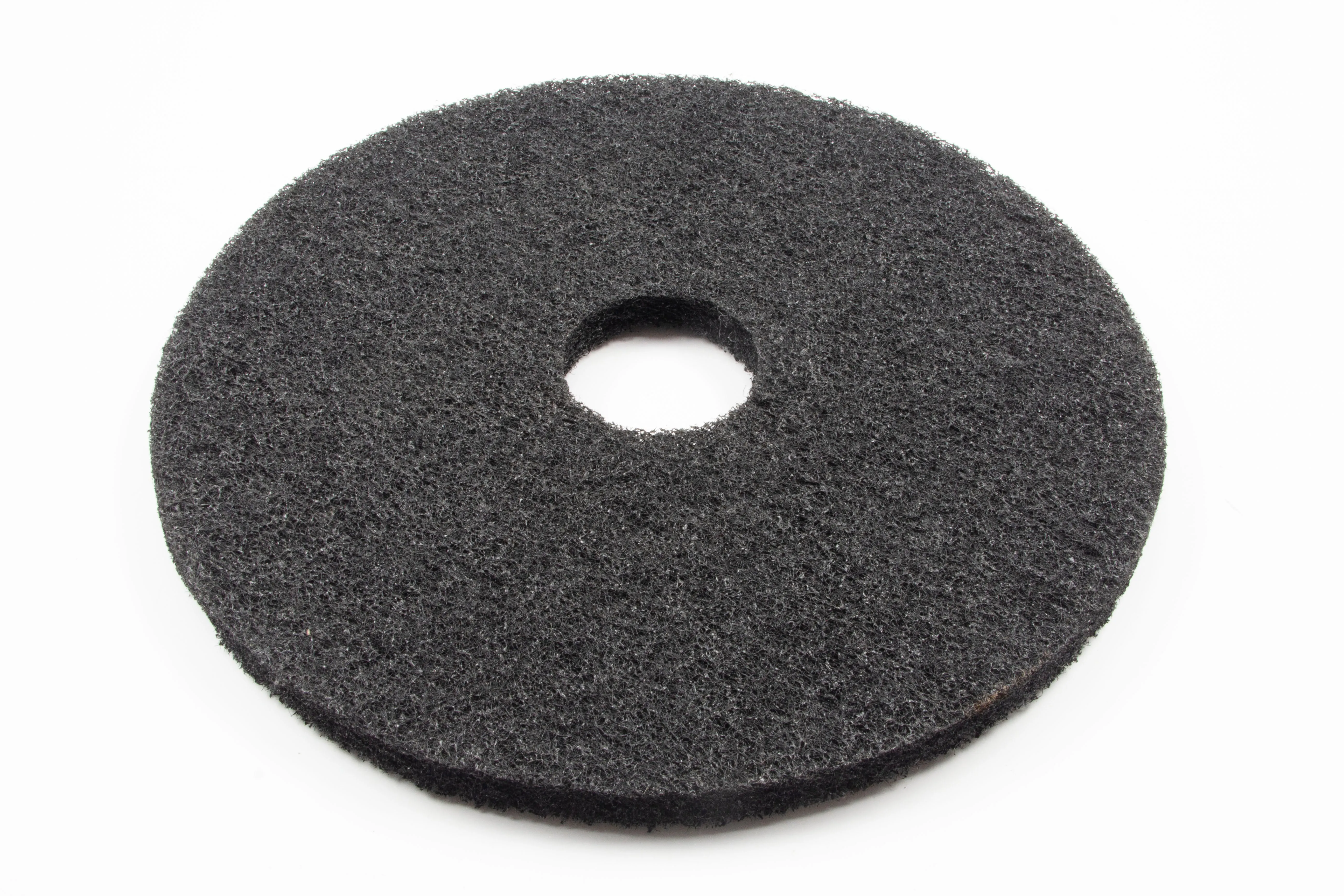 17" Black Burnishing Pads for Floor Buffer Machine SM420AC and SM421AC (Pack of 5)