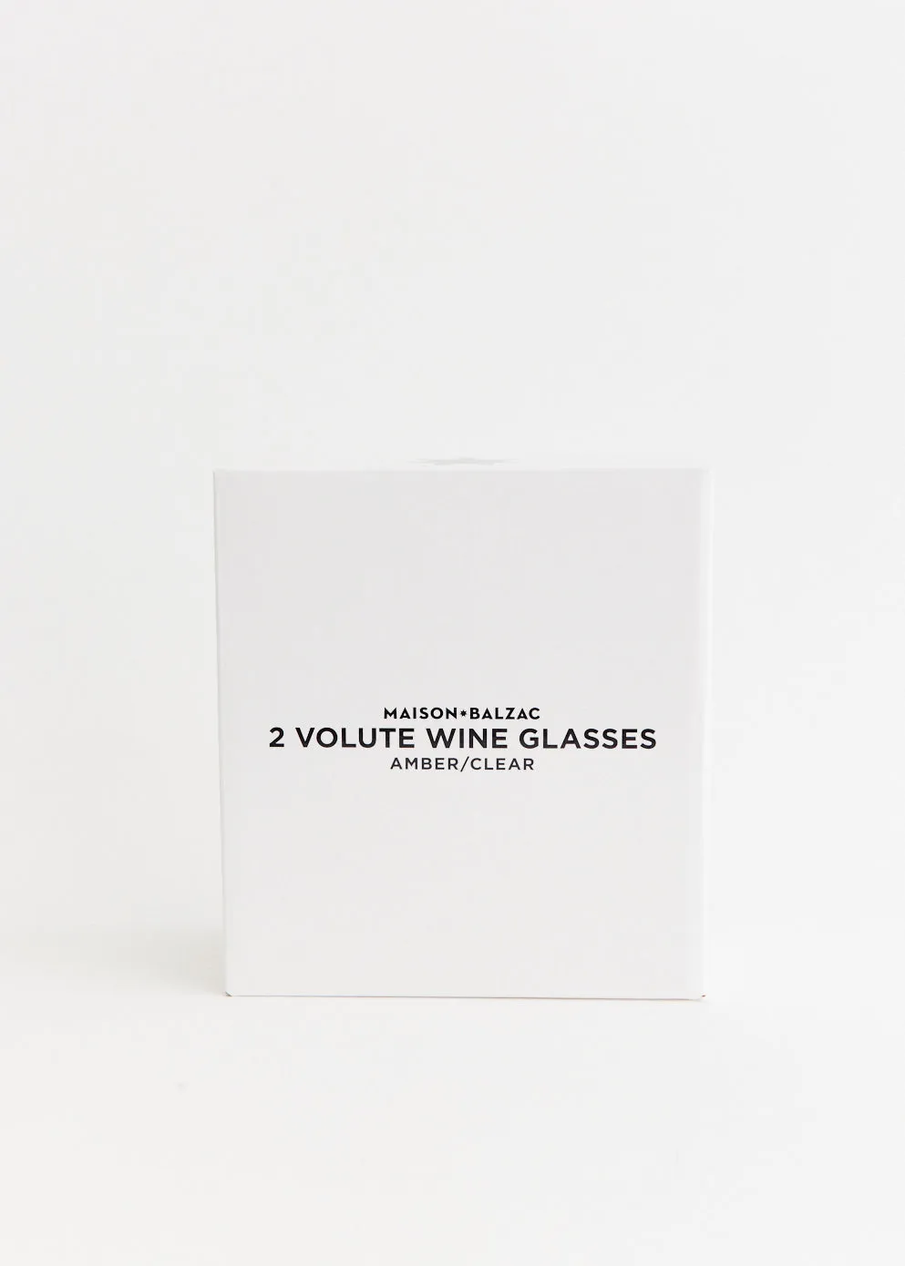 2 Volute Wine Glasses