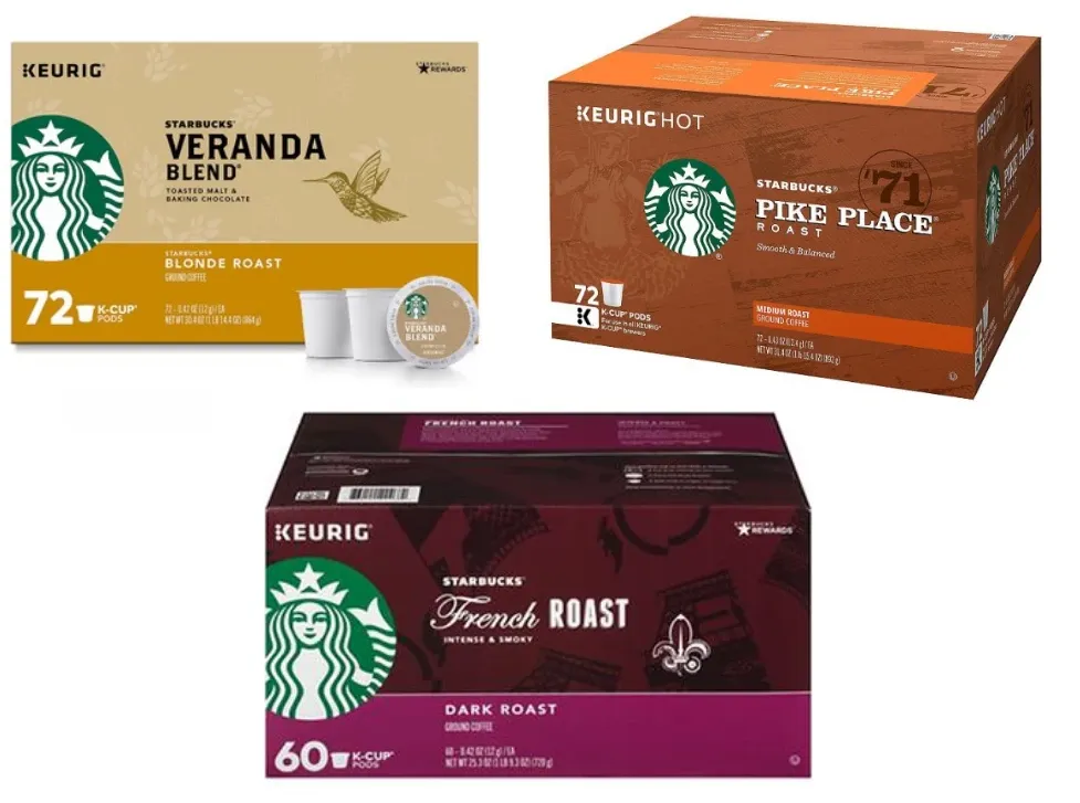 (25¢ EACH!) 300 Count: Starbucks K-Cup Coffee Pods (May Be Past Best-By Date) - Ships Quick!