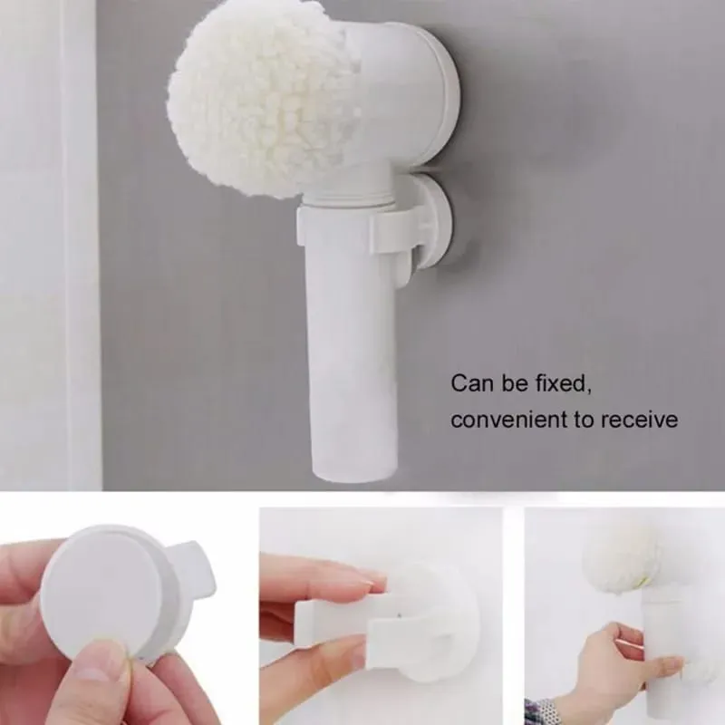 5 in 1 Electric Spin Brush Scrubber Rechargeable Cleaning Tool