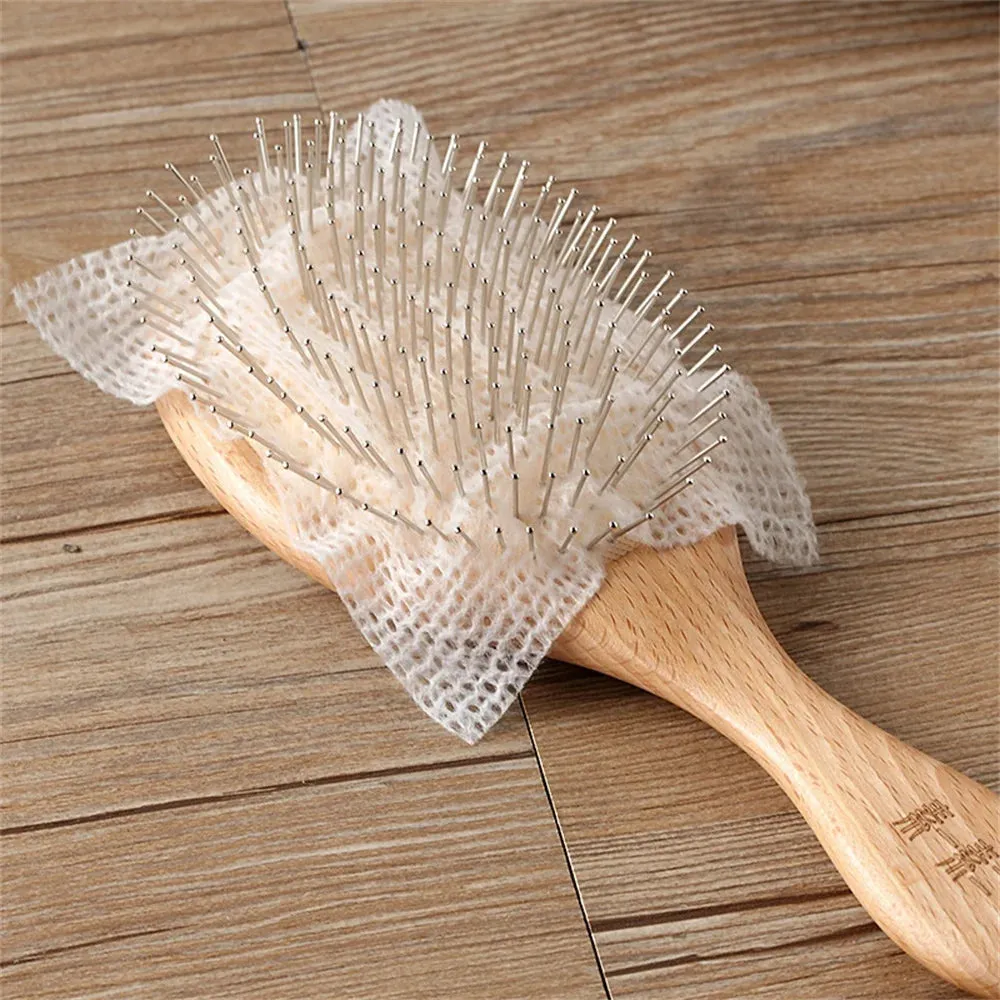 50 Pcs Cleaning Net For Hair Brushes & Combs