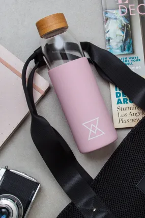 500ml Glass Reusable Water Bottle