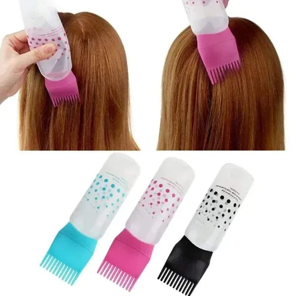 50Oz Empty Hair Dye/Oil Applicator Brush Bottle