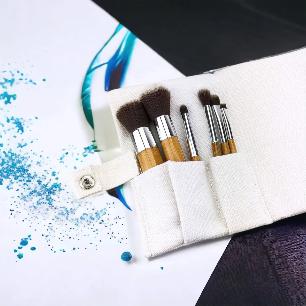 6 Piece Vegan Brush Ensemble