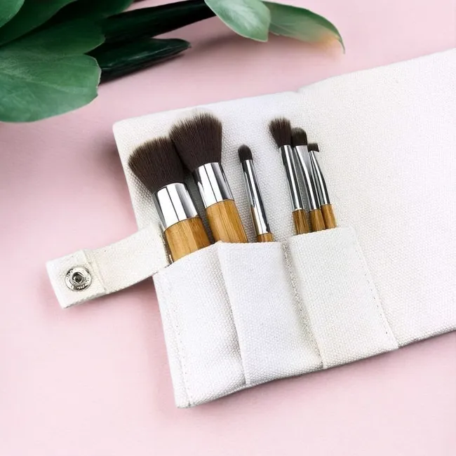 6 Piece Vegan Brush Ensemble