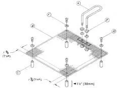 616B Submerge Screen for the 616B Fryer