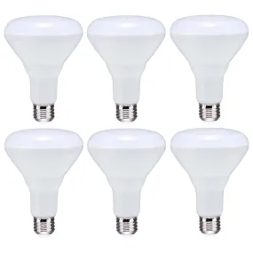 6Pk - 8.5W BR30 LED 5000K 80 CRI Medium Base 120v Dimmable - 65w equiv