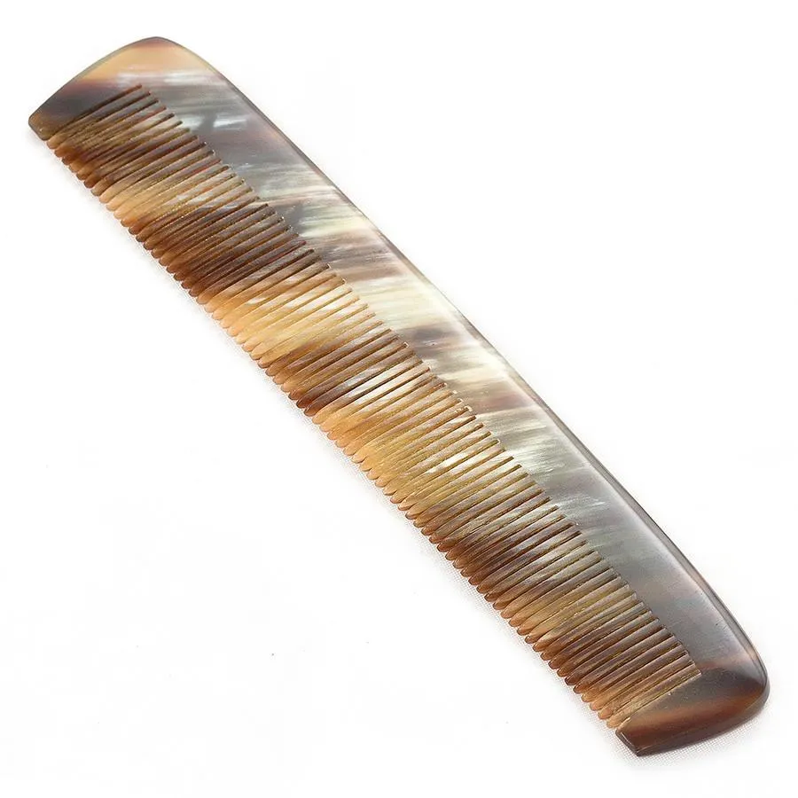 Abbeyhorn Ox Horn Single-Tooth 150mm Pocket Comb