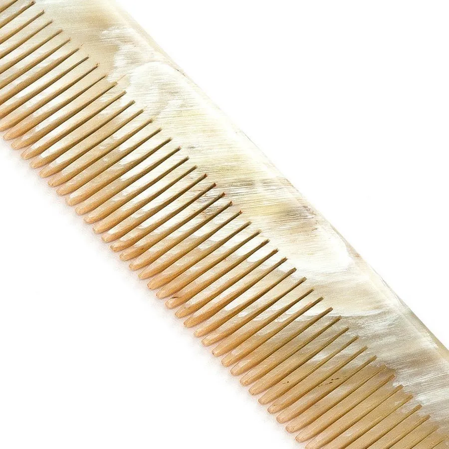 Abbeyhorn Ox Horn Single-Tooth 150mm Pocket Comb