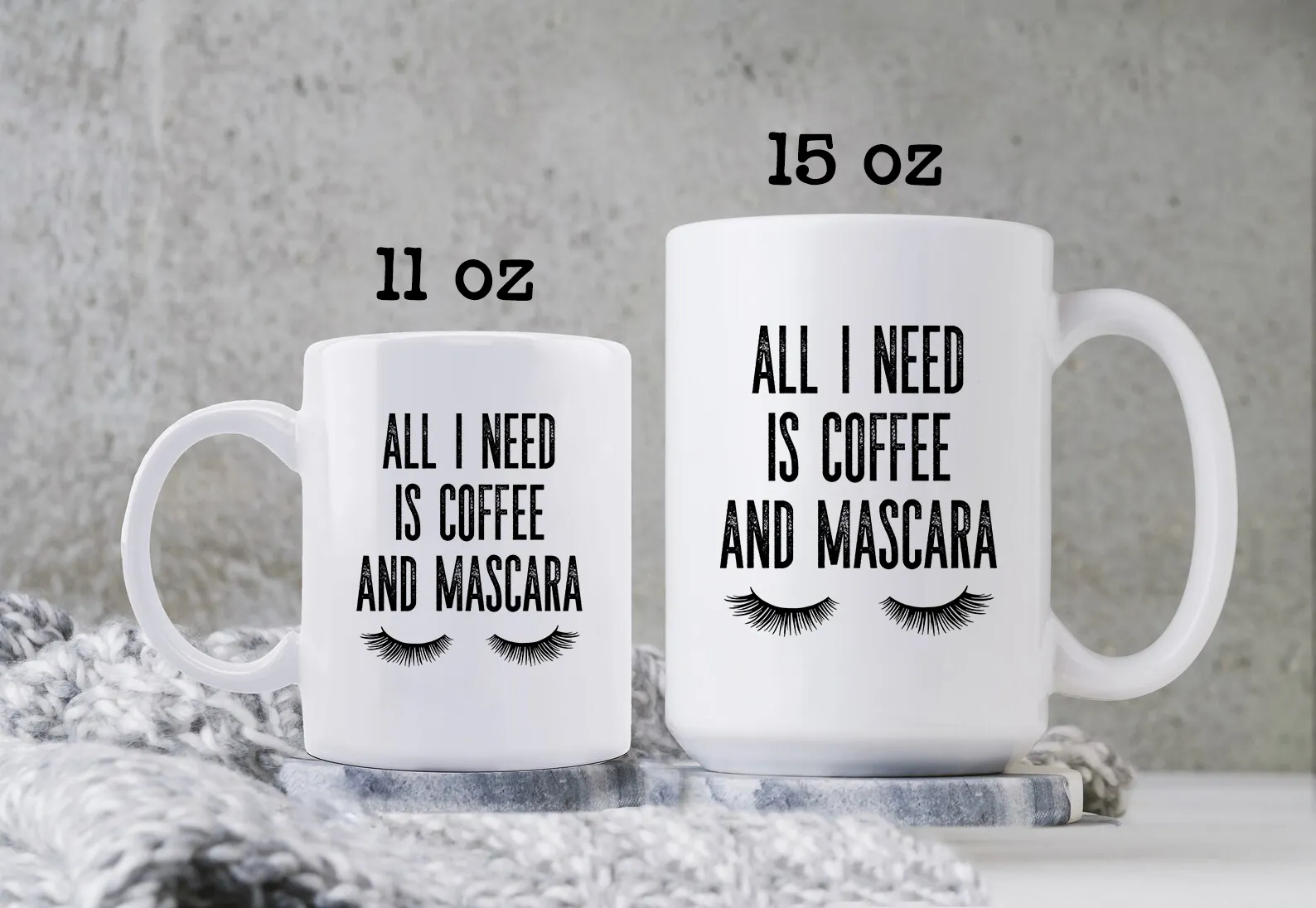 All I Need Is Coffee and Mascara Mug