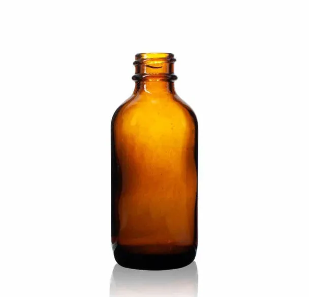 Amber Glass Bottles / No Caps