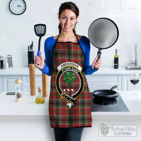 Anderson of Arbrake Tartan Apron with Family Crest