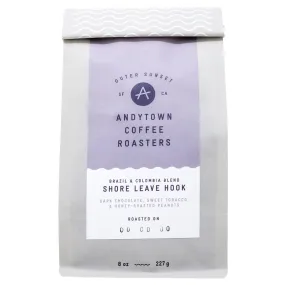 Andytown Coffee Roasters - 'Shore Leave Hook' Coffee Beans (8OZ)