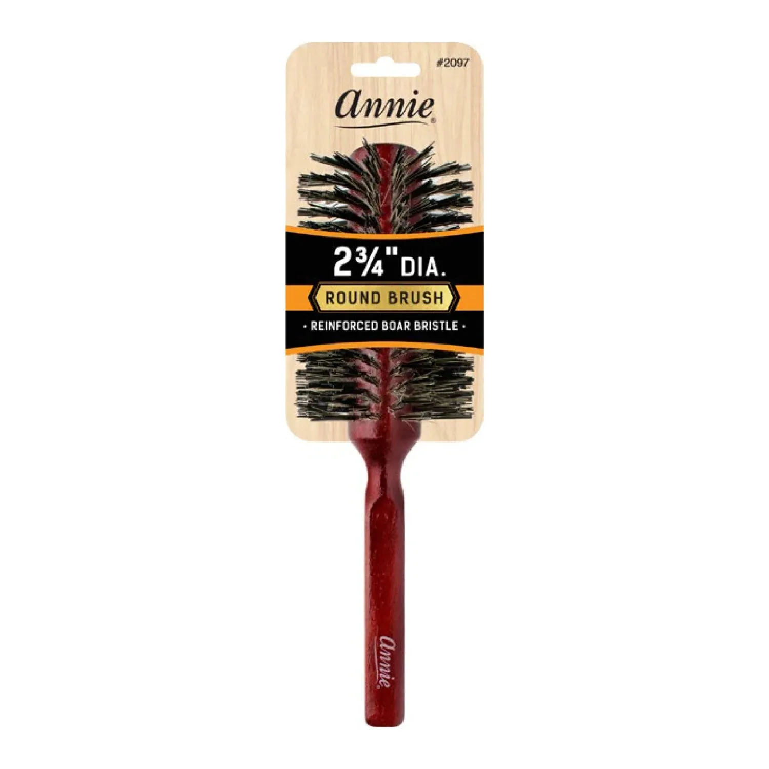 Annie Hard Round Bristle Brush 2 3/4 Inch