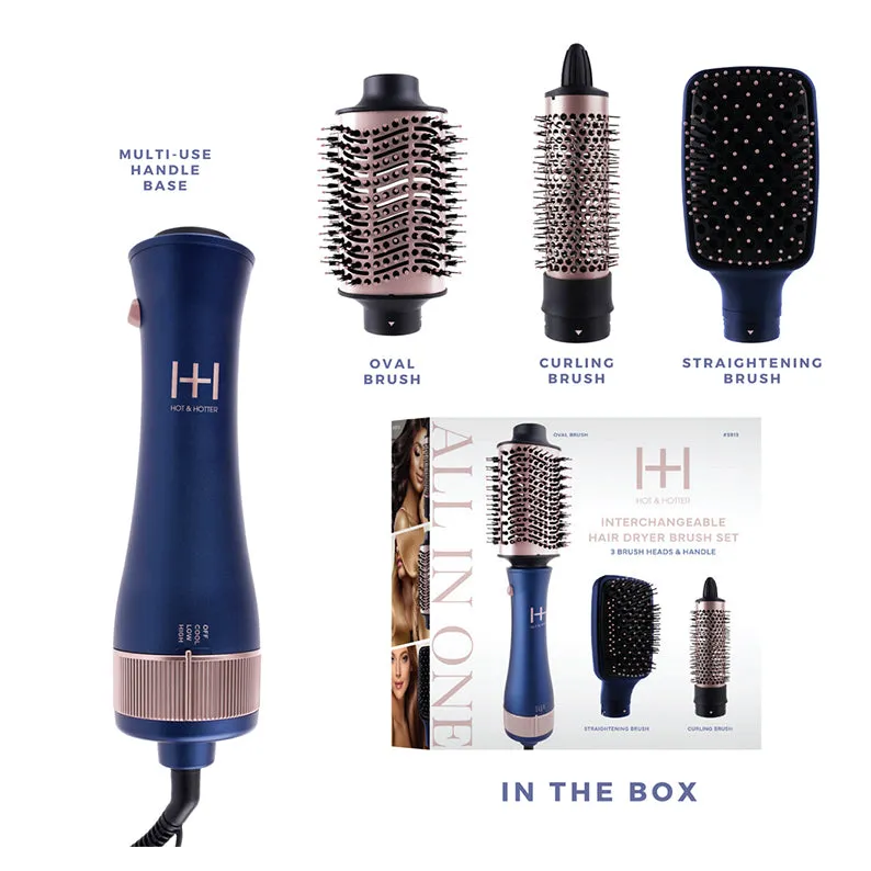 ANNIE HOT & HOTTER All-In-One Interchangeable Hair Dryer Brush #05913