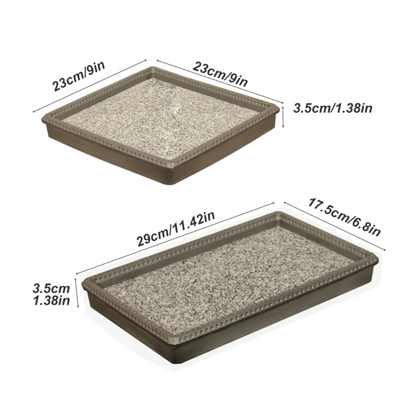 Anti-cracking Home Natural Stone Baking Pan