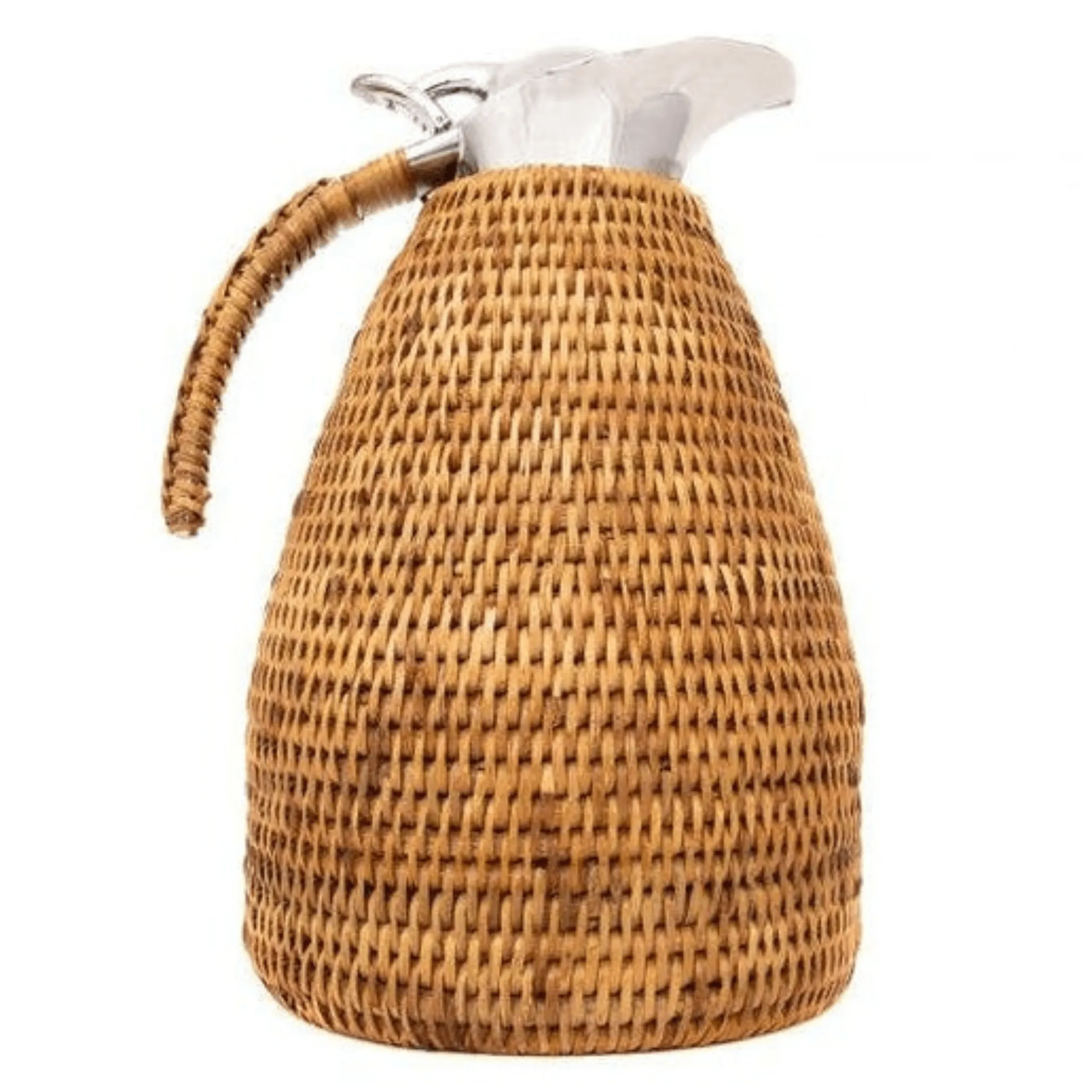 Artifacts Rattan 1.5 Liter Stainless Steel Thermos Natural