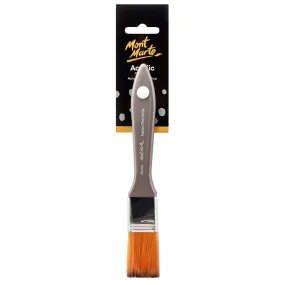 Artist Acrylic Brush Premium Taklon Flat Wide 25mm