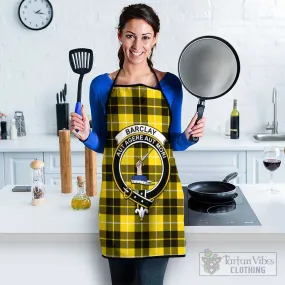 Barclay Dress Modern Tartan Apron with Family Crest