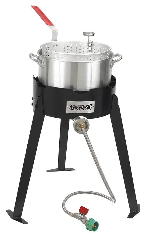 Bayou Classic 2212 Fryer Cooking Kit, 10 qt Capacity, Aluminum :EA: QUANTITY: 1