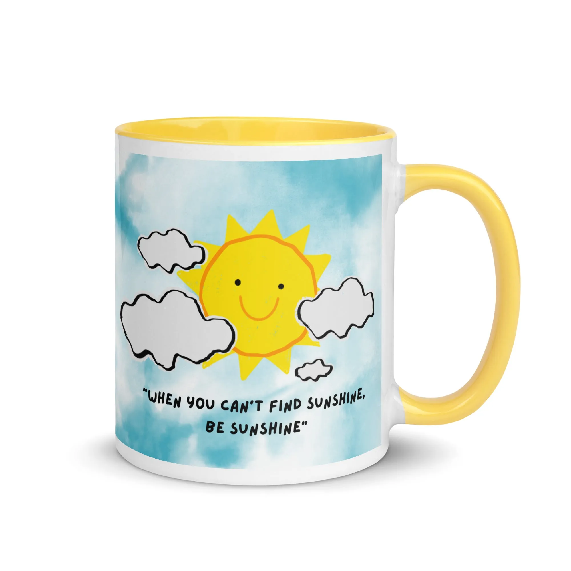 Be Sunshine Mug with Color Inside