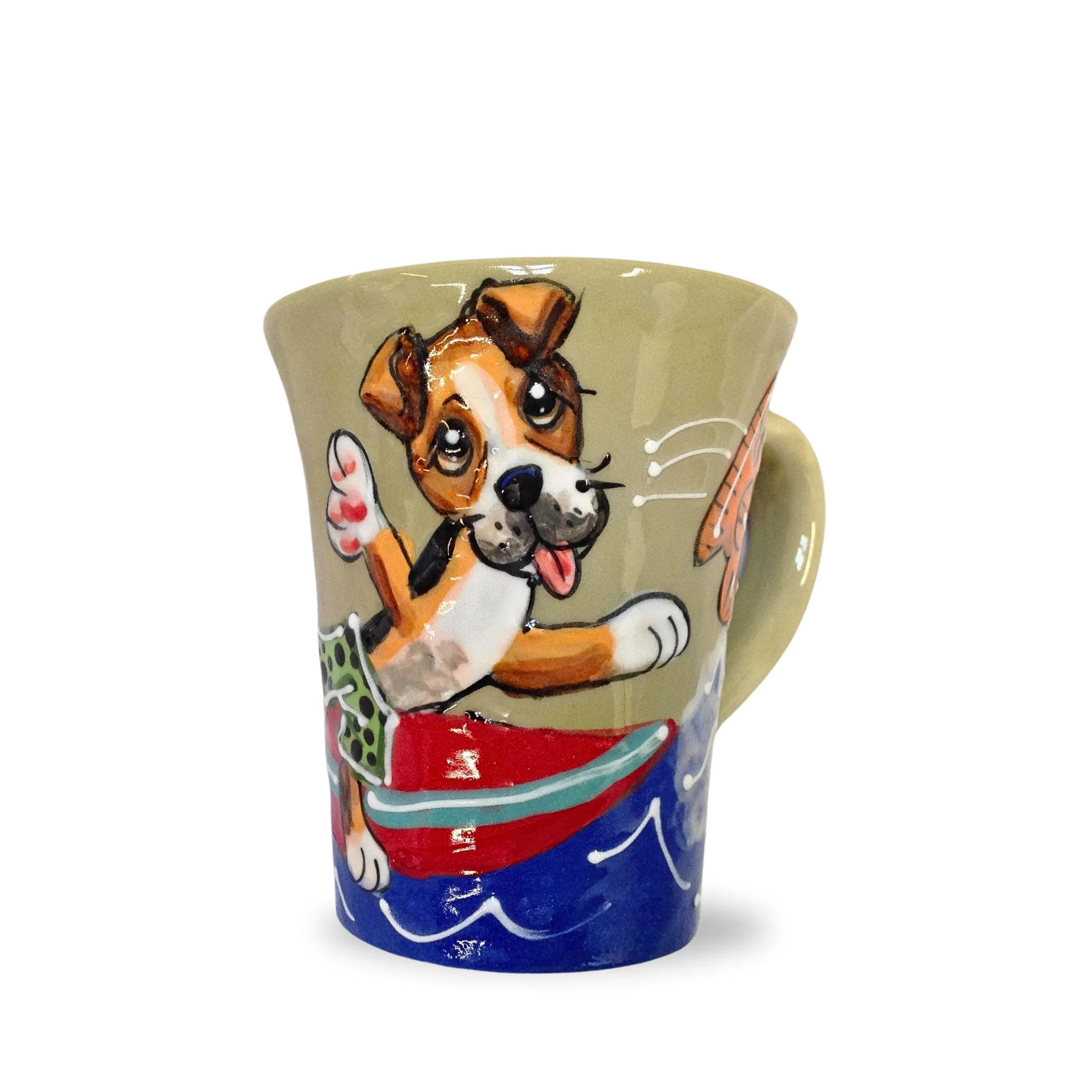 Beagle Surfer's Wave Catcher Mug