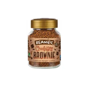 Beanies Chocolate Brownie Flavoured Instant Coffee Jars: 50g