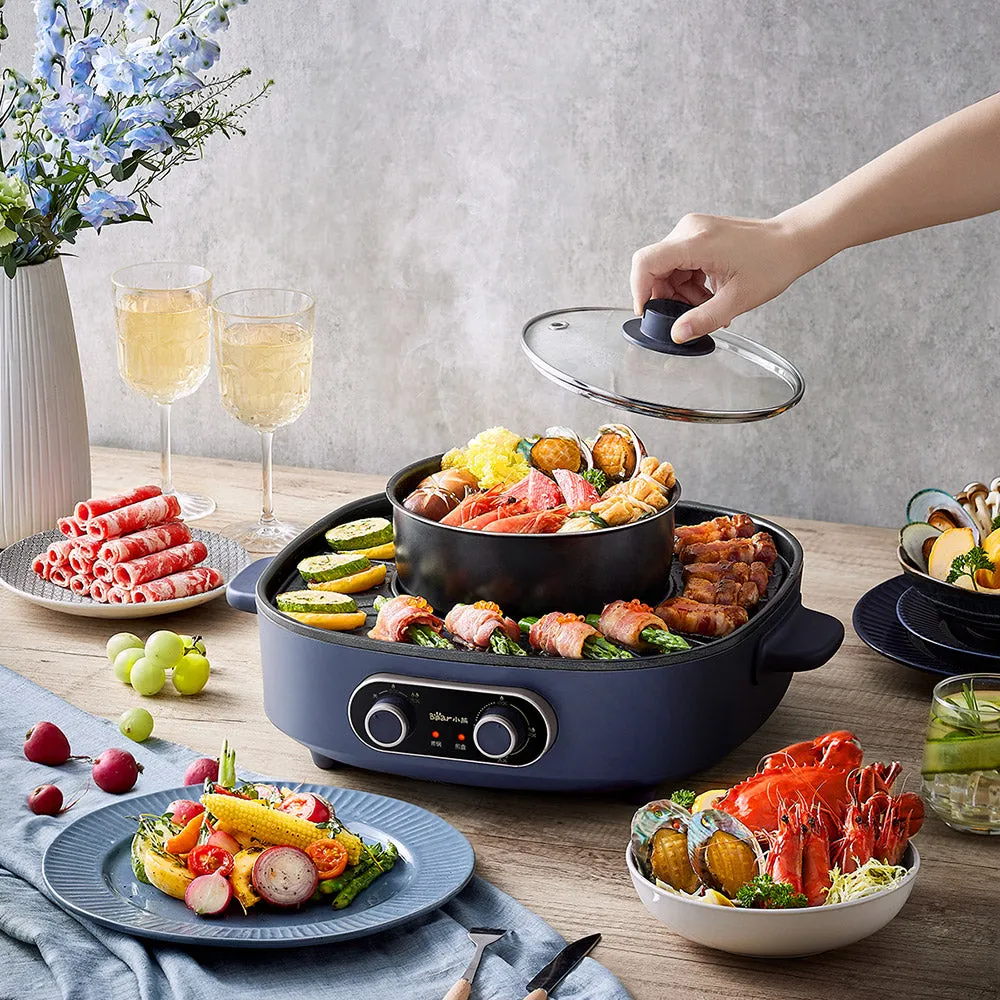 Bear 2 in 1 BBQ  Hotpot DKL-B17C1 1700W