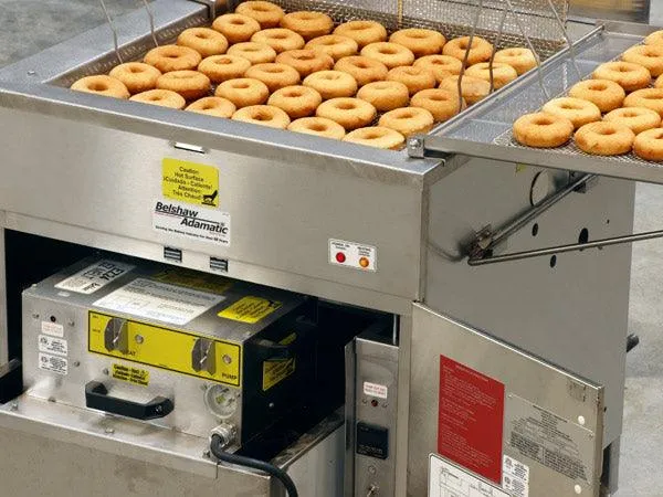 Belshaw 724CG 119 Lb. Adamatic Gas/Electric Heated Donut Fryer - 120V