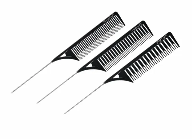 Black Highlight Combs 3pc