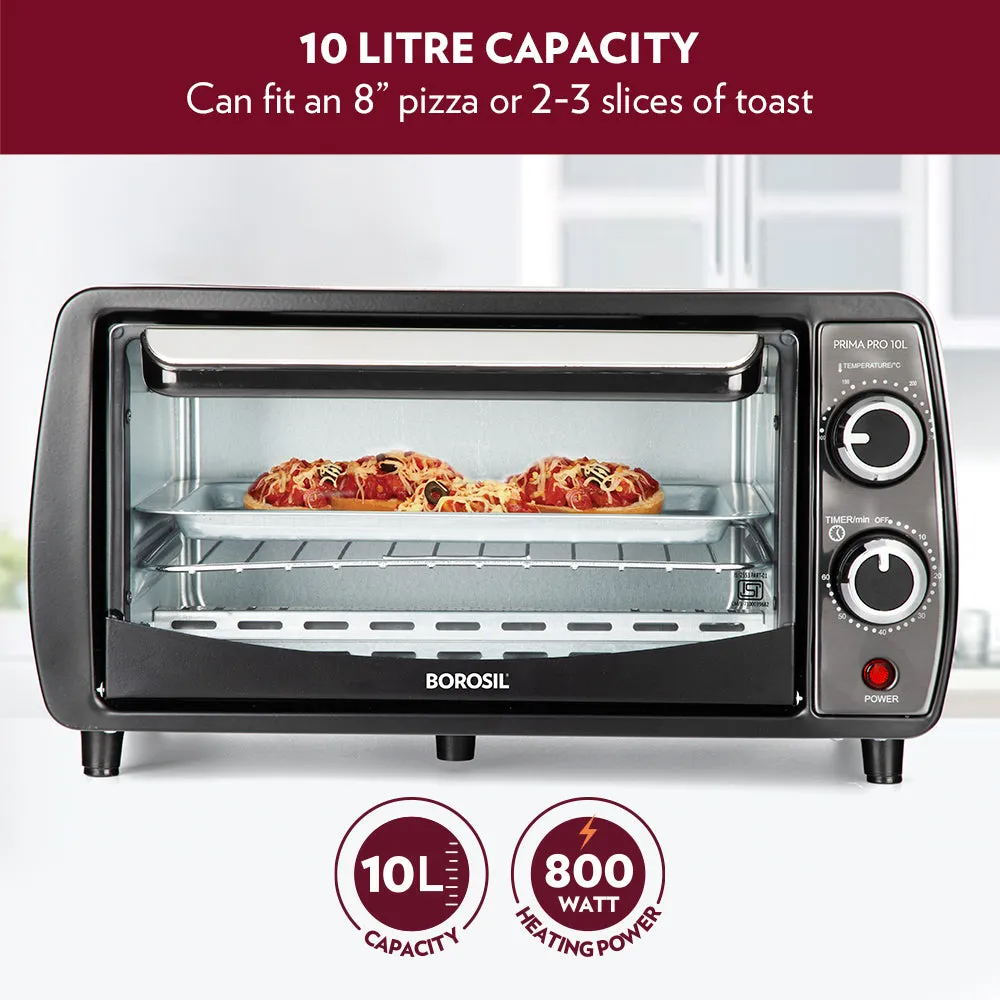 Borosil Prima Pro 10L Oven Toaster Griller (OTG)