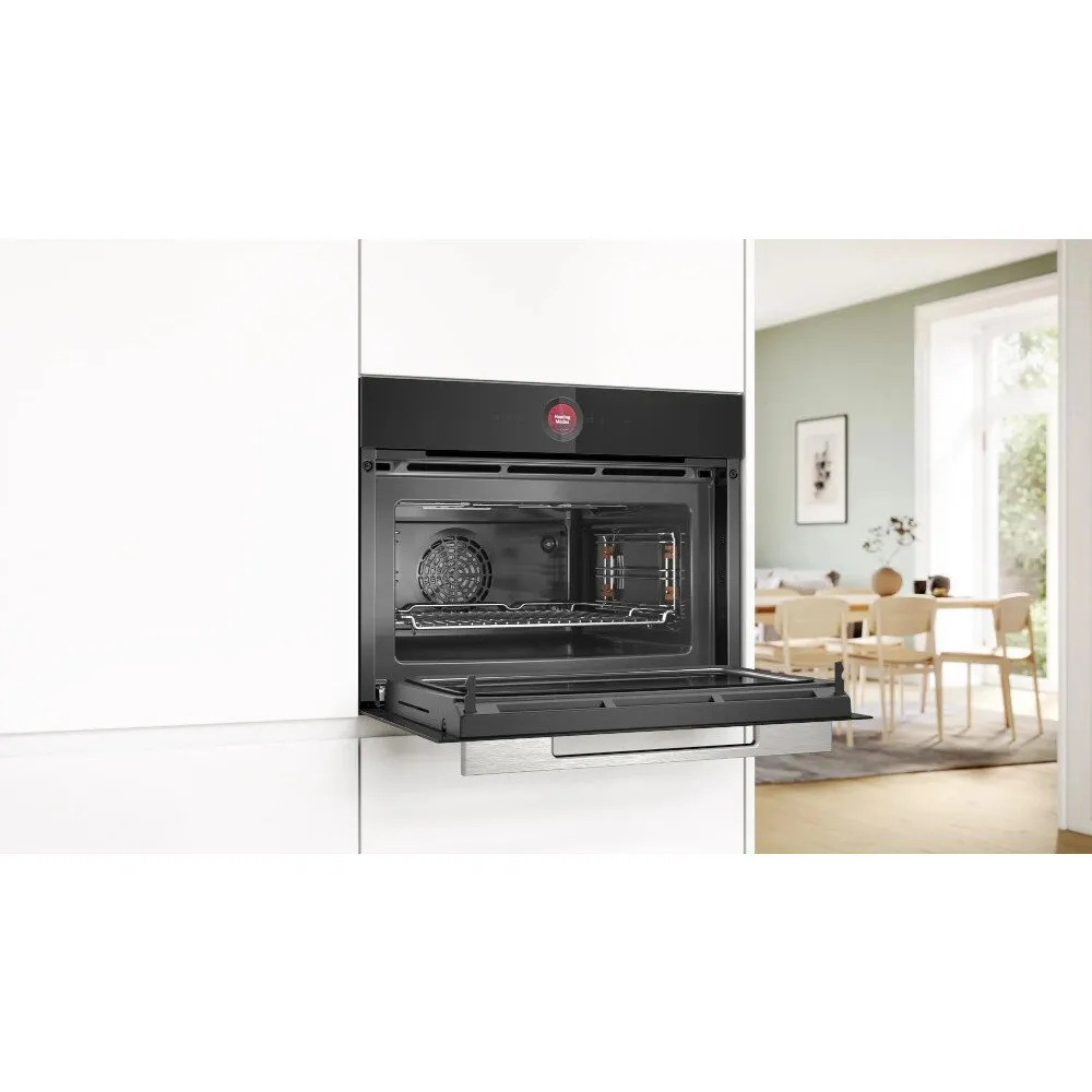 Bosch CMG7241B1B 45L Compact Oven with Microwave Function, Black