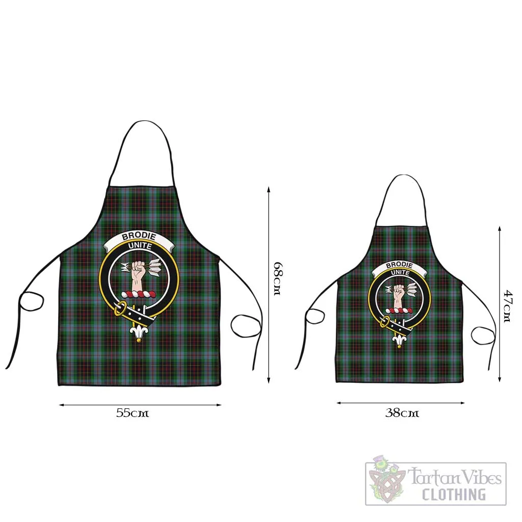 Brodie Hunting Tartan Apron with Family Crest