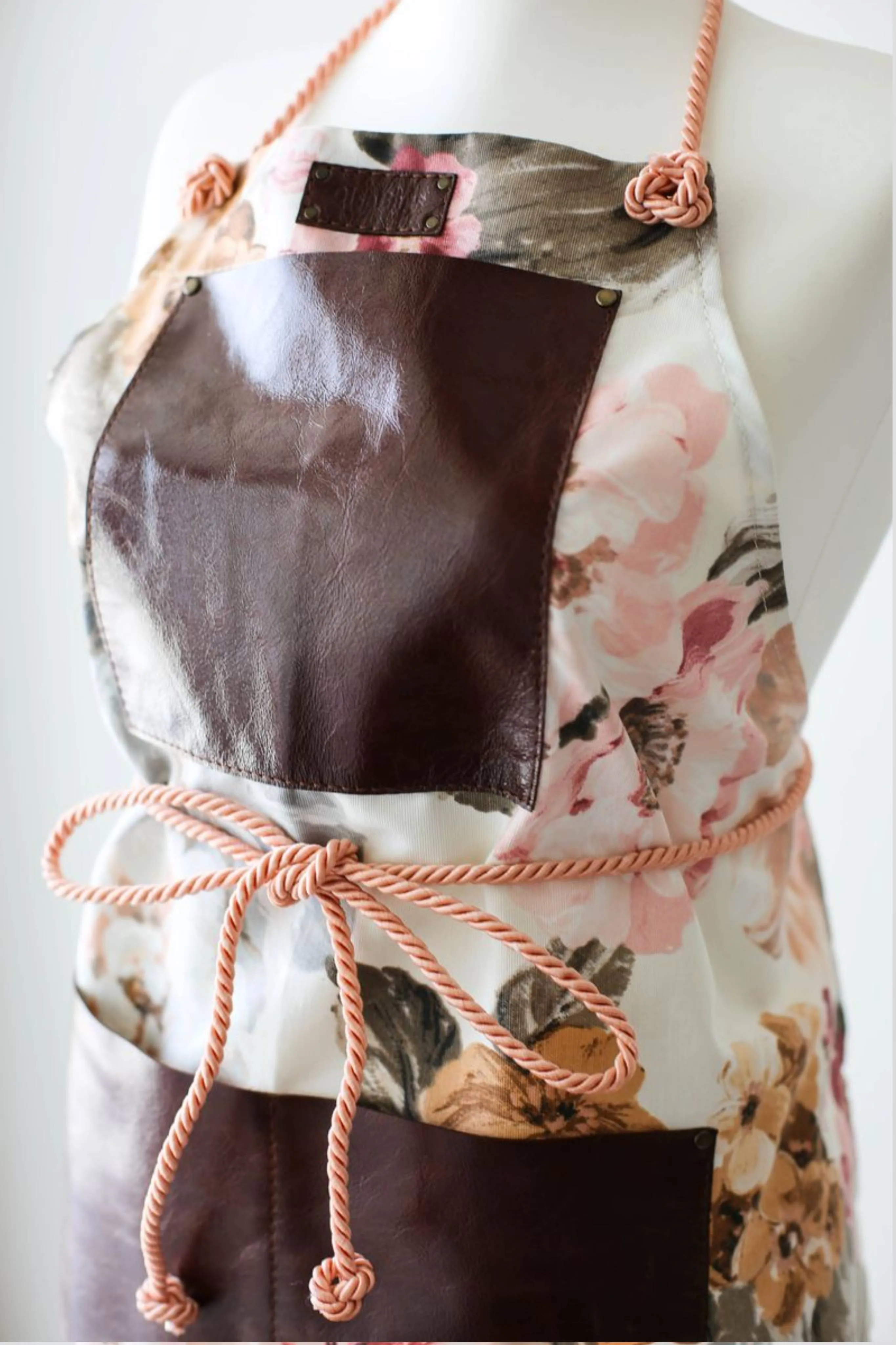 Brown Canvas Leather Apron