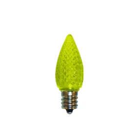 Bulbrite 770172 0.6 Watt C7 LED Yellow Candelabra Base