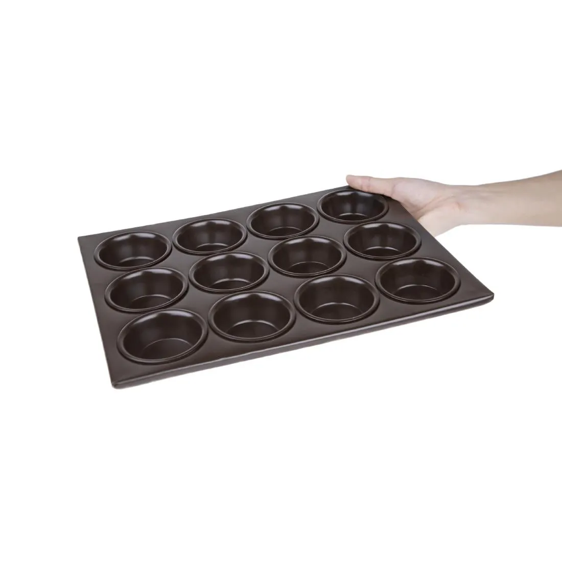 C562 Vogue Aluminium Non-Stick Muffin Tray 12 Cup