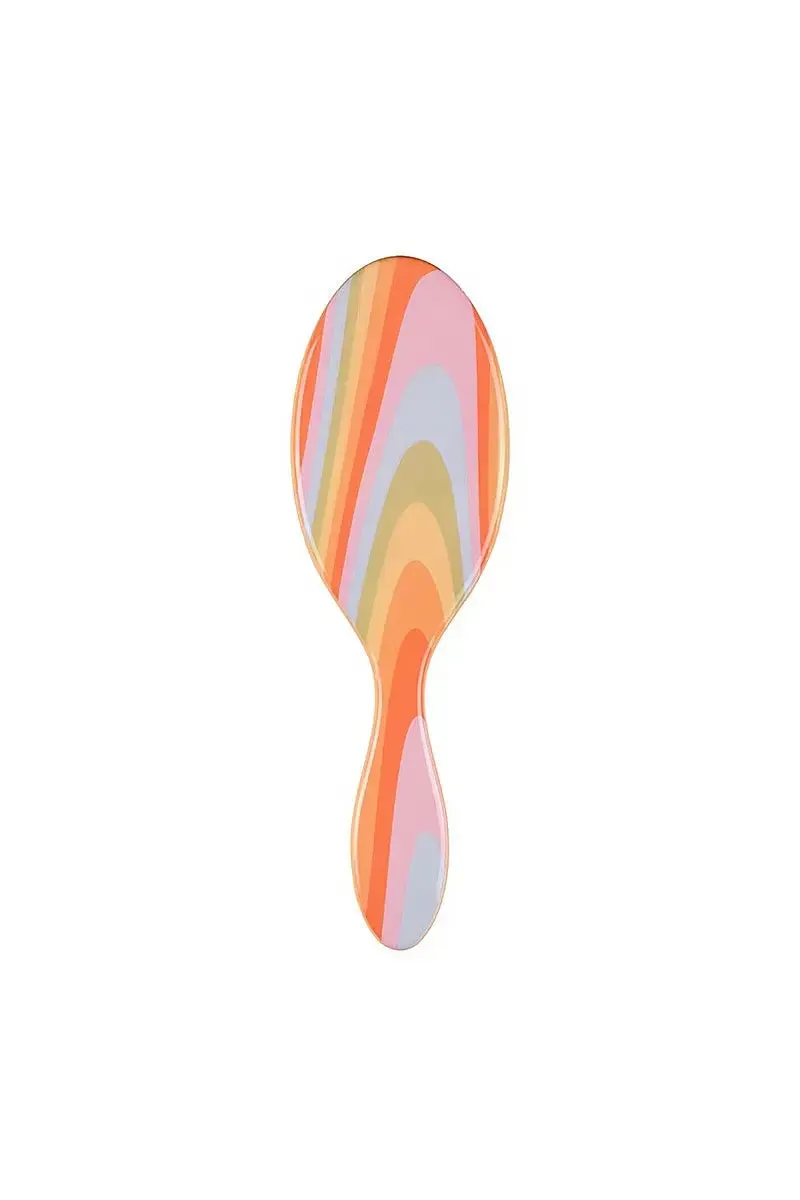 CALA Wet-N-Dry Detangling Hair Brush - Retro Rainbow