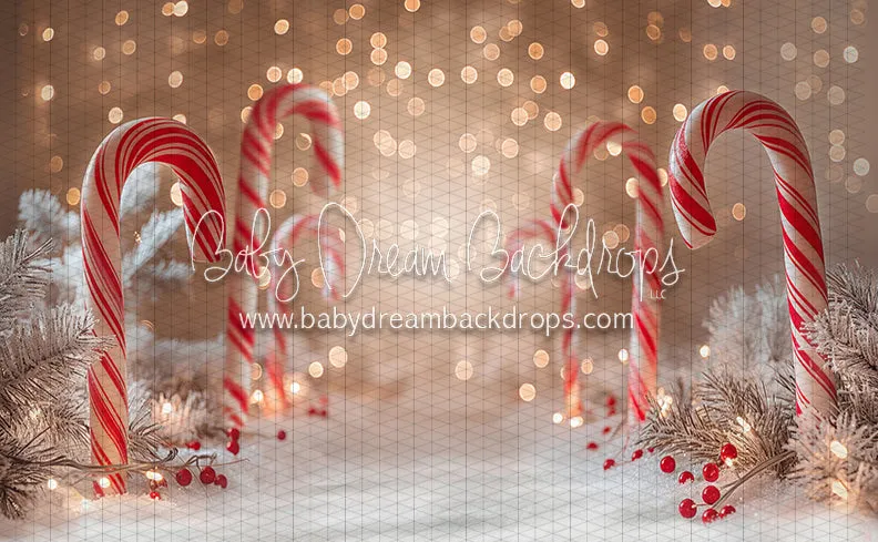 Candy Cane Bokeh Lane (JA)