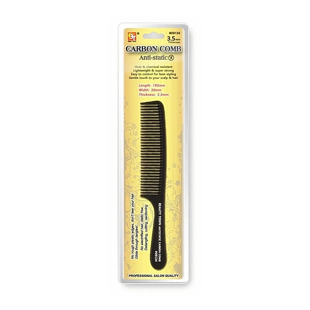 CARBON CLIPPER COMB (195 X 33 X 3.5 MM)