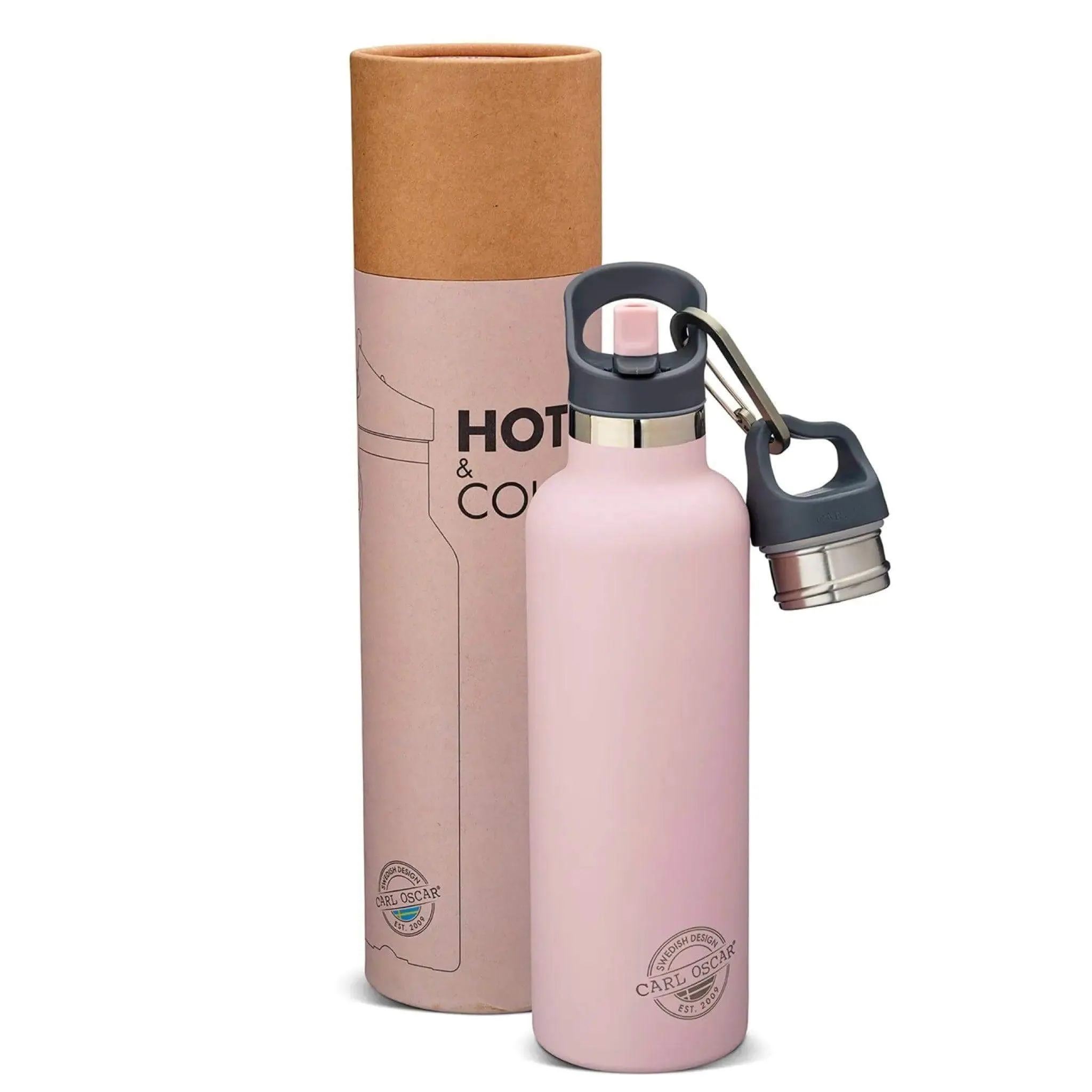 Carl Oscar Large Thermo Bottle Pink