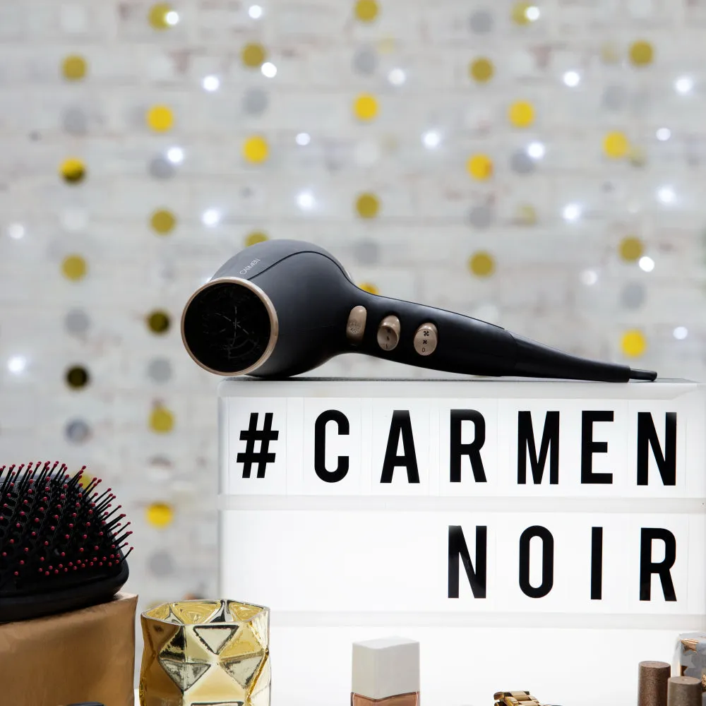 Carmen Noir Hair Dryer Black 2200w  - Black