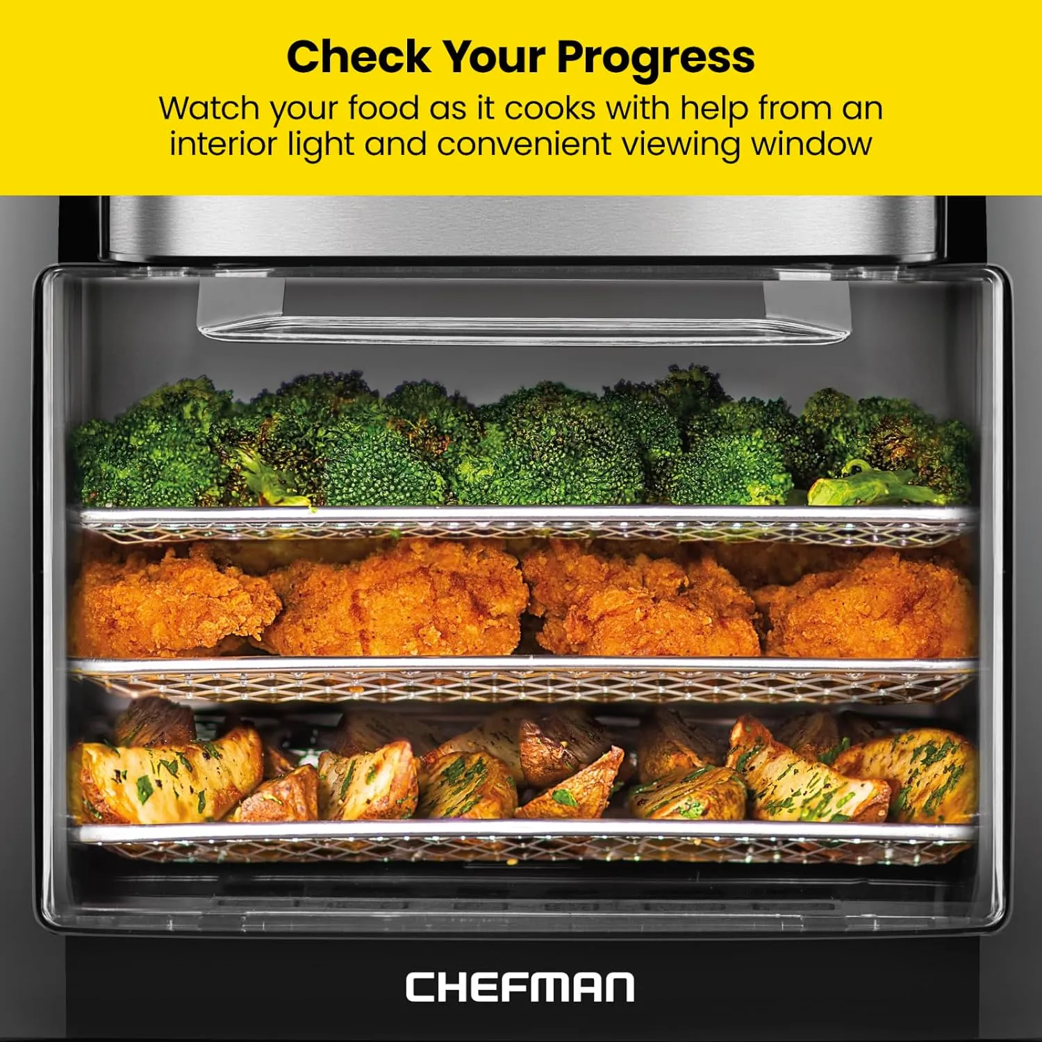 CHEFMAN Multifunctional Digital Air Fryer  Rotisserie, Dehydrator, Convection Oven