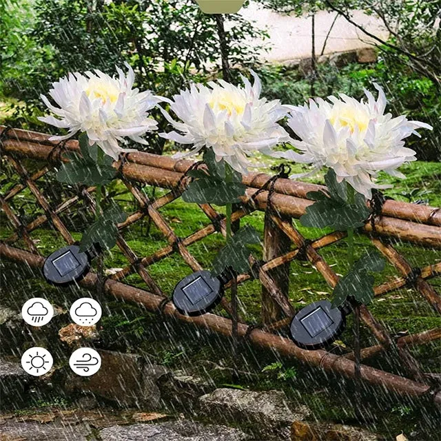 Chrysanthemum LED Solar Light